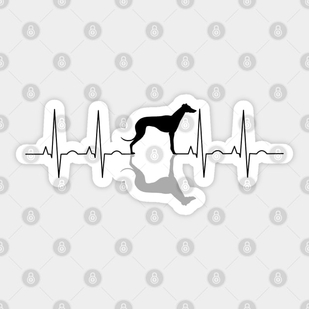 Canine heartbeat Sticker by CreaKat